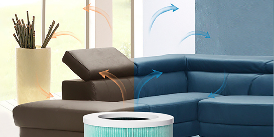 একটি ইনডোর এয়ার পিউরিফায়ার ফিল্টার পিএম 2.5 পার্টিকুলেট করতে পারে